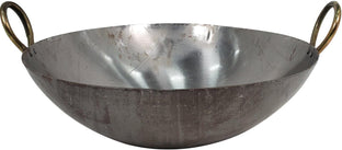 XC - Iron Wok (Kadai) - Flat #18 (48cm) XC - Iron Wok (Kadai) - Flat #18 (48cm)