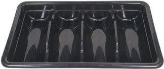 Cutlery Tray - Black - 52cmx29cmx9.5cm Cutlery Tray - Black - 52cmx29cmx9.5cm