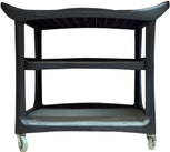 Spartano - Xtra Large, 3 Shelf Service Trolley, Black - 4901 Spartano - Xtra Large, 3 Shelf Service Trolley, Black - 4901
