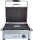 Eurodib - Medium All Ribbed Panini Grill 120V - SFE02345 120 Eurodib - Medium All Ribbed Panini Grill 120V - SFE02345 120