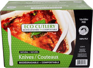 CLR - Eco Cutlery - Knives 100% PLA - ComposTable CLR - Eco Cutlery - Knives 100% PLA - ComposTable