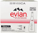 Evian - Water - Glass Bottles Evian - Water - Glass Bottles
