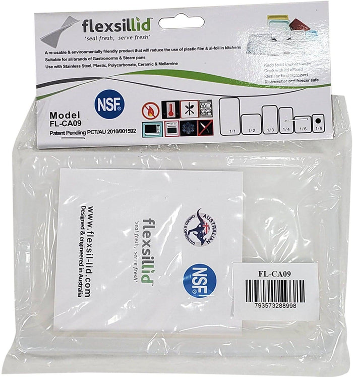 CLR - Flexsil Food Pan Lid - 1/9 Size