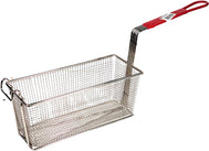 Fryer Basket Red PVC Handle 13-1/4 x 5-5/8 x 5-11/16 Fryer Basket Red PVC Handle 13-1/4 x 5-5/8 x 5-11/16
