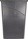 Globe - 23 Gallon - Black - Slim Jim Garbage Containers Globe - 23 Gallon - Black - Slim Jim Garbage Containers