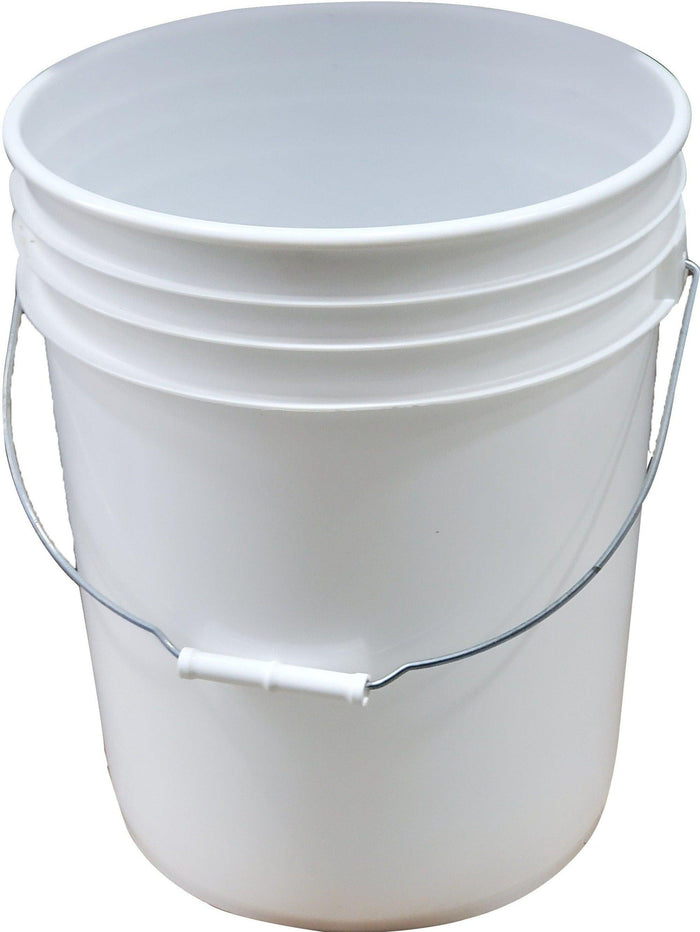 Hoffmann - Plastic Pail w/Steel Handle - White - 19L - PR1907