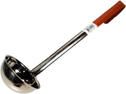 Ladle One Piece - Orange - 8oz - SS Ladle One Piece - Orange - 8oz - SS