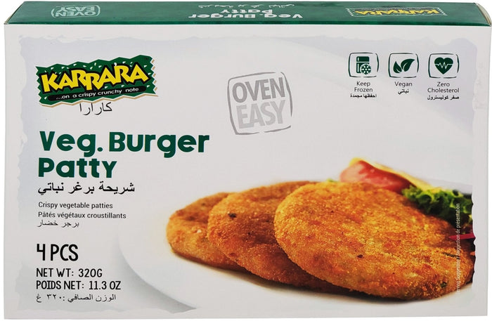CLR - Karrara - Vegetarian Burger Patty - 80g/3oz
