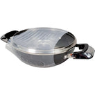 XC - Non Stick Wok w/G. Lid 20cm - 3mm S/Handle - S1117 XC - Non Stick Wok w/G. Lid 20cm - 3mm S/Handle - S1117