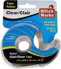 Office Works - Clear Tape w/Dispenser Office Works - Clear Tape w/Dispenser