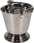 Gravy Bucket SS Hammered 400Ml Wire Handle S/W No.1, 10X11cm Gravy Bucket SS Hammered 400Ml Wire Handle S/W No.1, 10X11cm