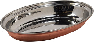 Copper Oval Entree Dish 500Ml No2, 22X15cm Copper Oval Entree Dish 500Ml No2, 22X15cm