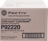 CLR - Pactiv - Clear Plastic Dome Lid - 10 lb Bowl - P92230 CLR - Pactiv - Clear Plastic Dome Lid - 10 lb Bowl - P92230