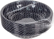 CLR - Plastic Fast Food Basket - Round - Black - AB-220 CLR - Plastic Fast Food Basket - Round - Black - AB-220