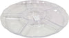 Plastic Tray - Round - 6 Compartment - LK-B