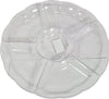 Plastic Tray - Round - 6 Compartment - LK-B