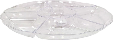 Plastic Tray - Round - 6 Compartment - LK-B Plastic Tray - Round - 6 Compartment - LK-B