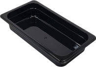 Poly Pan Black - 1/3 x 2.5 Poly Pan Black - 1/3 x 2.5