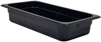Poly Pan Black - 1/3 x 2.5 Poly Pan Black - 1/3 x 2.5