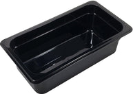 Poly Pan Black - 1/3 x 4 Poly Pan Black - 1/3 x 4
