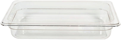 Poly Pan Clear - 1/3 x 4 Poly Pan Clear - 1/3 x 4