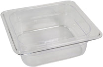 Poly Pan Clear - 1/6 x 2.5 Poly Pan Clear - 1/6 x 2.5