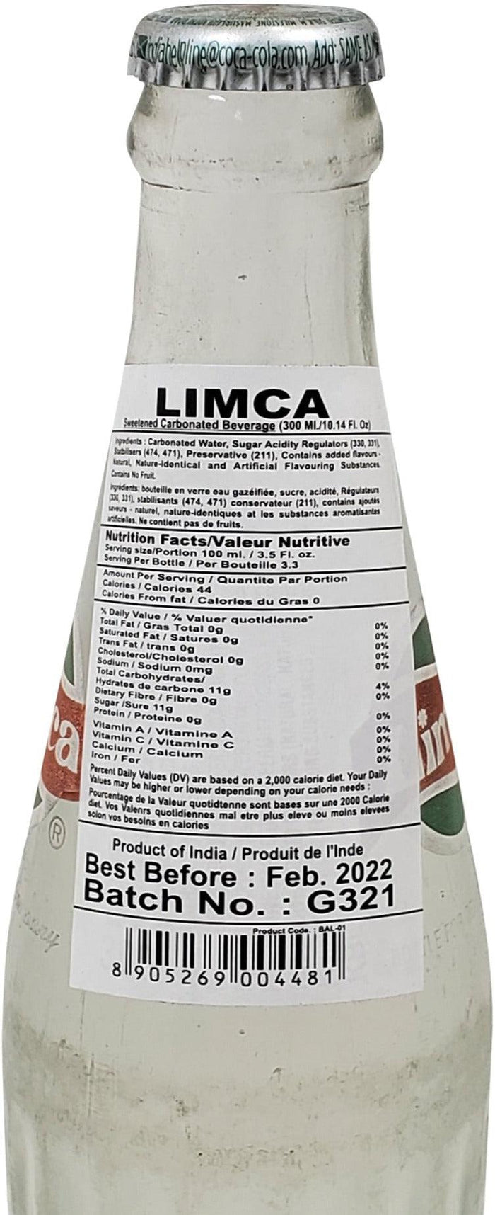 Limca - Glass Bottles (Indian)