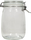 Pougine - 1L Sealed Glass Storage Jar Pougine - 1L Sealed Glass Storage Jar