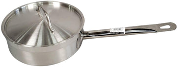 Pro-Kitchen - 22x7.5cm (2.6L) Sauce Pan & Lid SS - Long Handle Pro-Kitchen - 22x7.5cm (2.6L) Sauce Pan & Lid SS - Long Handle