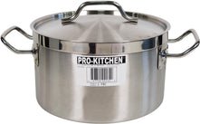 Pro-Kitchen - 24x14cm (6L) Sauce Pot & Lid - SS Pro-Kitchen - 24x14cm (6L) Sauce Pot & Lid - SS