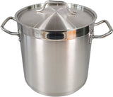 Pro-Kitchen - 25x25cm (11.6L) Tall Pot & Lid SS Pro-Kitchen - 25x25cm (11.6L) Tall Pot & Lid SS