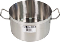 Pro-Kitchen - 28x16cm (9.4L) Sauce Pot & Lid - SS Pro-Kitchen - 28x16cm (9.4L) Sauce Pot & Lid - SS