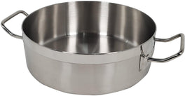 Pro-Kitchen - 28x9.5cm (5.5L) Brazing Pot & Lid - SS Pro-Kitchen - 28x9.5cm (5.5L) Brazing Pot & Lid - SS