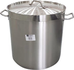 Pro-Kitchen - 40x40cm (46L) Stock Pot & Lid SS Pro-Kitchen - 40x40cm (46L) Stock Pot & Lid SS