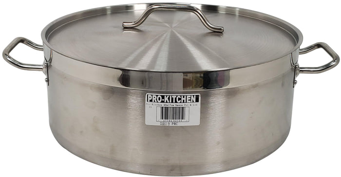 Pro-Kitchen - 45x17cm (25L) Brazing Pot & Lid - SS