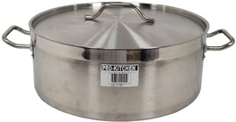 Pro-Kitchen - 45x17cm (25L) Brazing Pot & Lid - SS Pro-Kitchen - 45x17cm (25L) Brazing Pot & Lid - SS