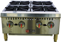 Pro-Kitchen - Hot Plate 4 Burners SS 120000 BTU 24 Pro-Kitchen - Hot Plate 4 Burners SS 120000 BTU 24