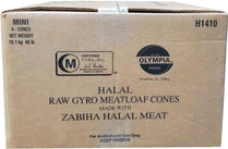 Olympia - Raw Gyro Meatloaf Cones - Halal Olympia - Raw Gyro Meatloaf Cones - Halal