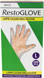 XC - Essentials - LDPE Clear Deli Glove - Large