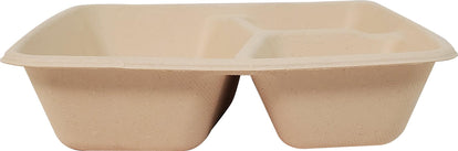 Rhino - 1000 ml Square. Cont. w/3 Comp - CS1000-3 Rhino - 1000 ml Square. Cont. w/3 Comp - CS1000-3