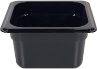 Poly Pan Black - 1/6 x 4 Poly Pan Black - 1/6 x 4