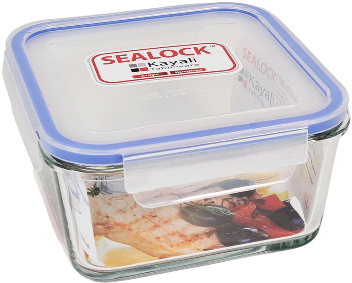 VSO - Sealock - 1.1 L Square Glass Container