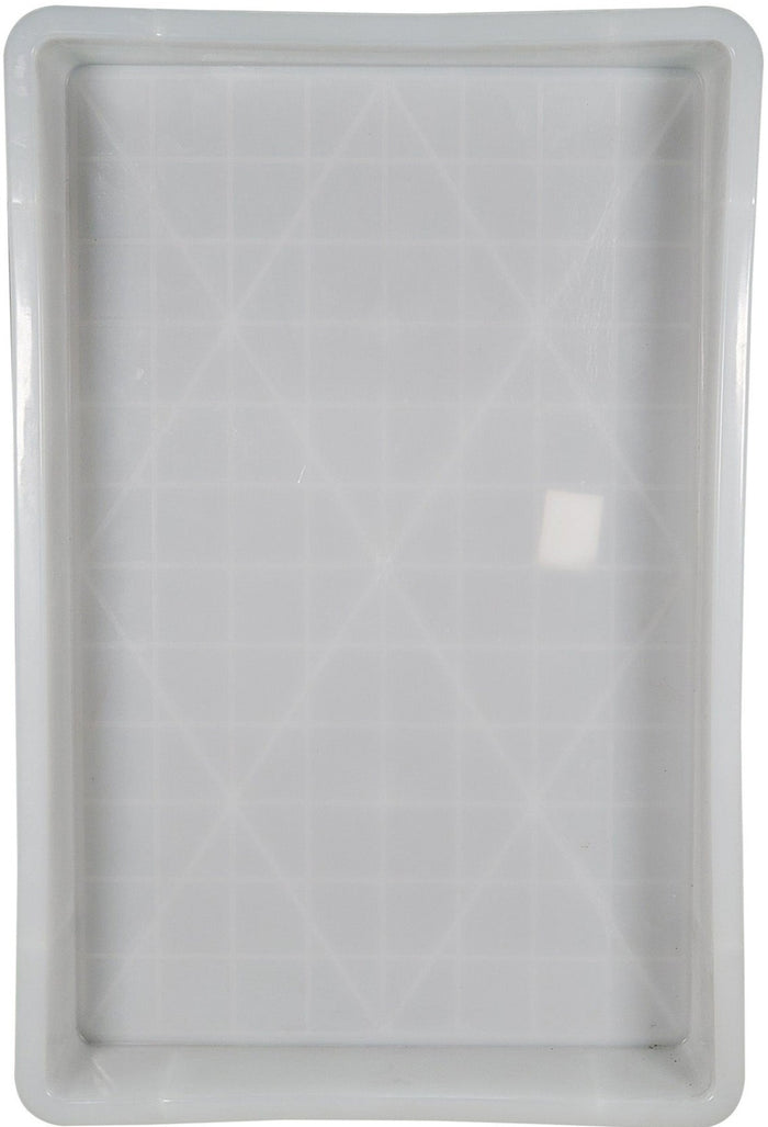 560x375x75mm - Plastic Prep Container - White