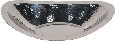 Oval Bread Basket SS Hammered No.1, 23.5 X 16.5 X 5.5cm Oval Bread Basket SS Hammered No.1, 23.5 X 16.5 X 5.5cm