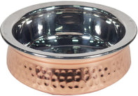 Copper Hyderabadi Handi 300Ml No.1, 13cm Copper Hyderabadi Handi 300Ml No.1, 13cm