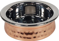 Copper Hyderabadi Handi 100Ml No.00, 9.5cm Copper Hyderabadi Handi 100Ml No.00, 9.5cm