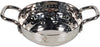 PK-82254B - 4oz Fry Pan - SS - Hammered Finish w/Handle