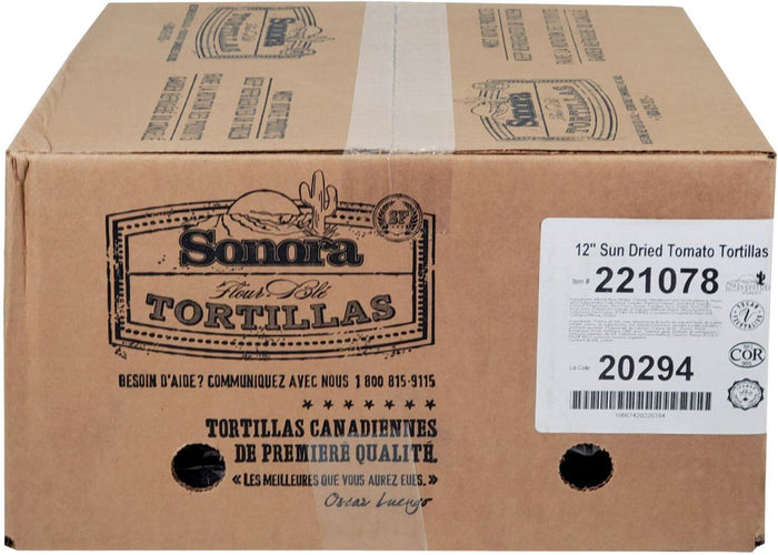 Sonora - Tortilla - Sundried Tomato - 12in - 221078