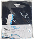 Spirito - Mesh Chef Jacket W/ Vent S/S 2XL-3XL - Black - BG21820 Spirito - Mesh Chef Jacket W/ Vent S/S 2XL-3XL - Black - BG21820
