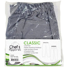Spirito - Mini Check Chef Pants S-XL - White/Black - CI21901 Spirito - Mini Check Chef Pants S-XL - White/Black - CI21901